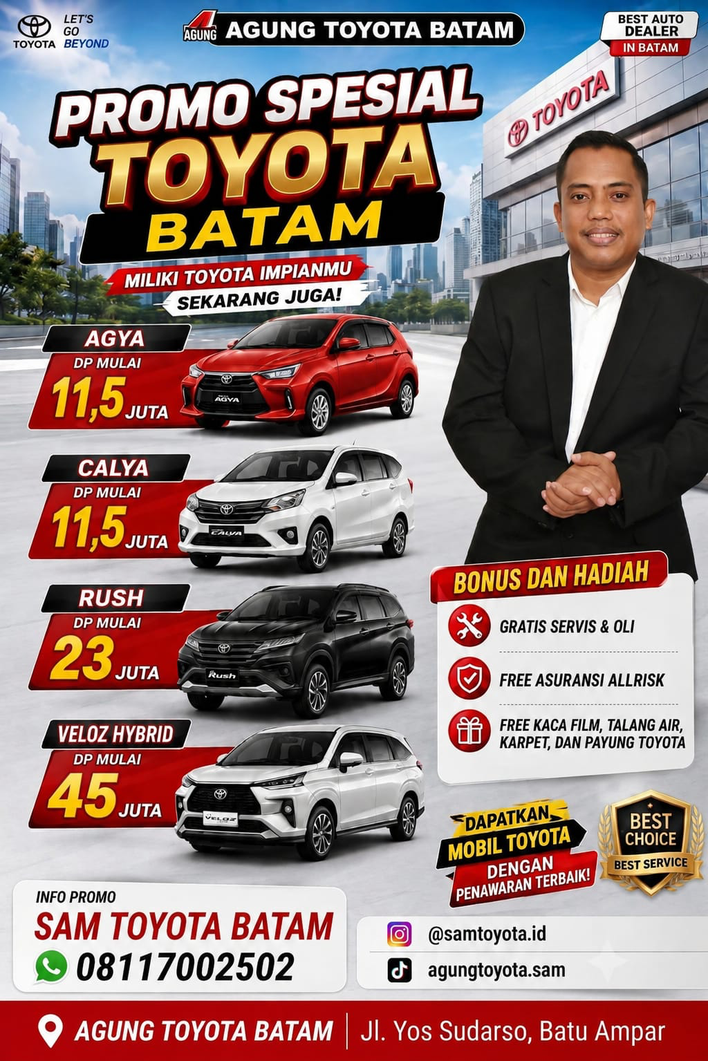 Promo spesial Toyota Batam dengan DP ringan